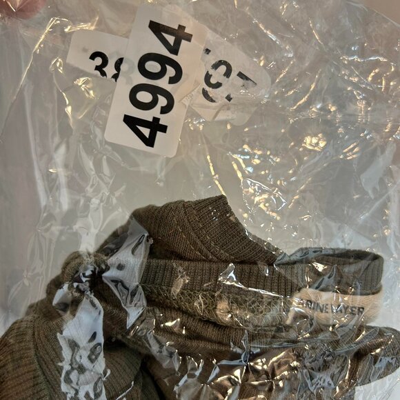 Marine Layer Womens Top M Green Lexi 10216 Twist Front Shirt Stretch Casual - Picture 9 of 10